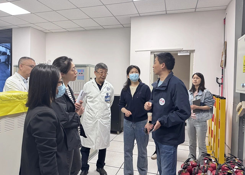 簇锦街道办事处到四川泌尿外科医院开展安全督导检查